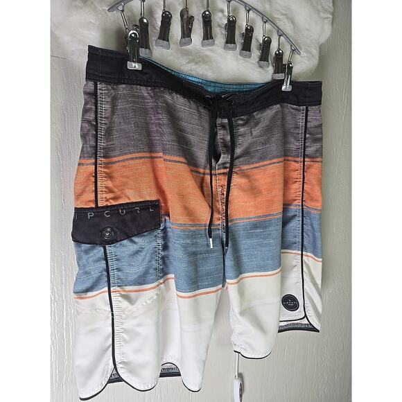 Rip Curl Boardshorts Mens 36 Surf Swim Vacation Resortwear Summer Travel - Picture 2 of 5